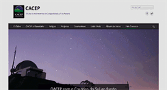 Desktop Screenshot of cacep.com.br