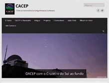 Tablet Screenshot of cacep.com.br